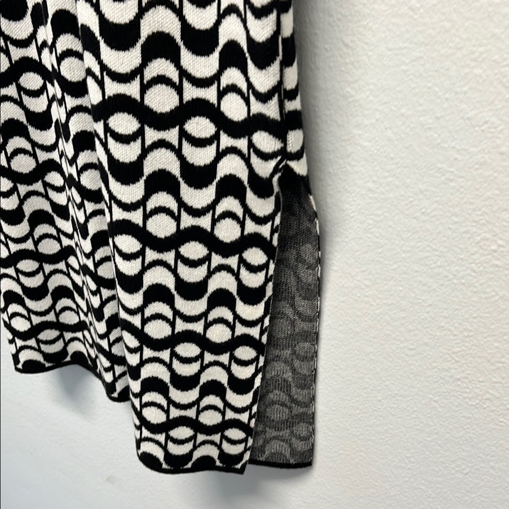 ✨House of Harlow 1960 Black and White Geometric Sheath Dress 👗 - Picture 8 of 13